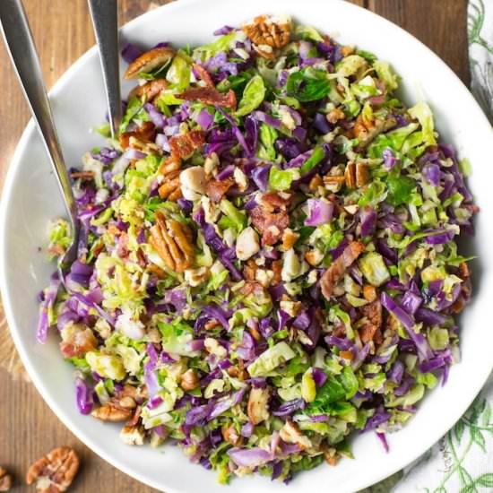 Bacon, Brussels and Cabbage Salad