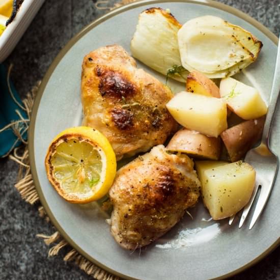 Roasted Lemon & Fennel Chicken
