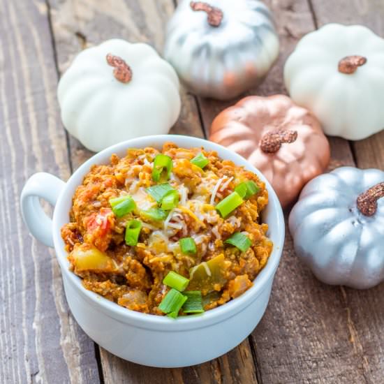Slow Cooker Pumpkin Chili