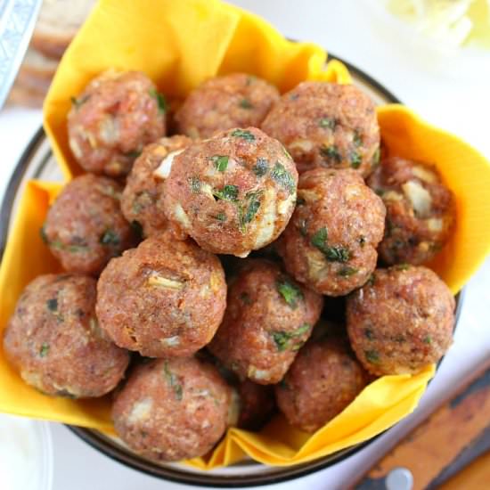 Healthy Baked Meatballs