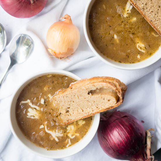 Pressure Cooker French Onion Soup