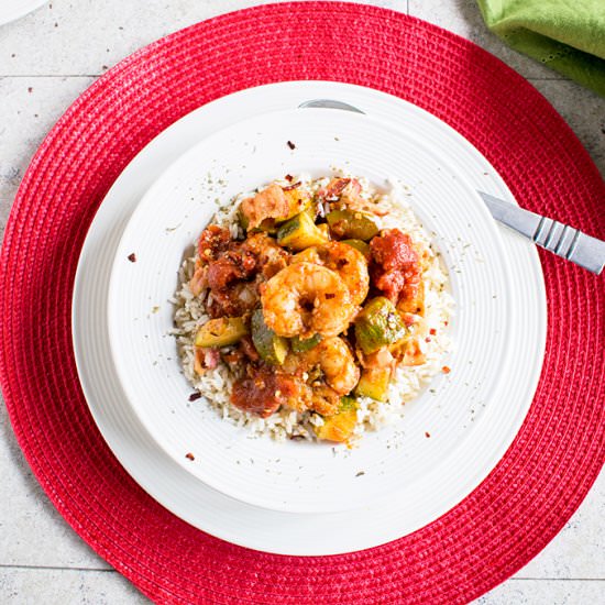 Shrimp Stew with Bacon