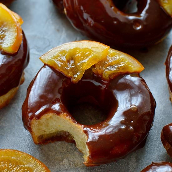 Chocolate Orange Doughnuts