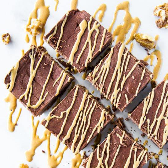 Fudgy Chocolate Chickpea Squares