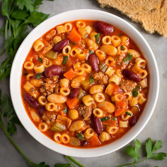 Instant Pot Pasta E Fagioli
