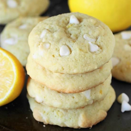 Lemon White Chocolate Chip Cookies