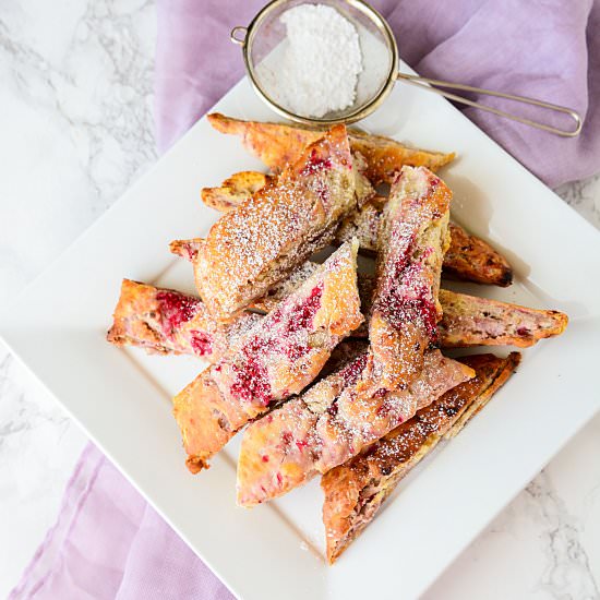 Raspberry Lime Scone Sticks