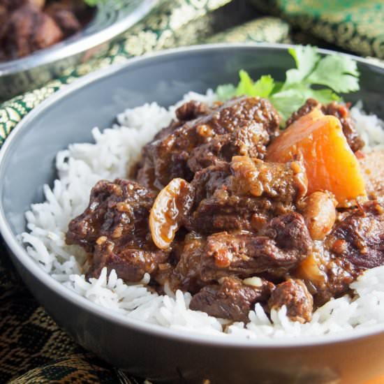 Beef massaman curry