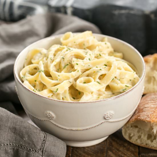 Light Fettuccine Alfredo