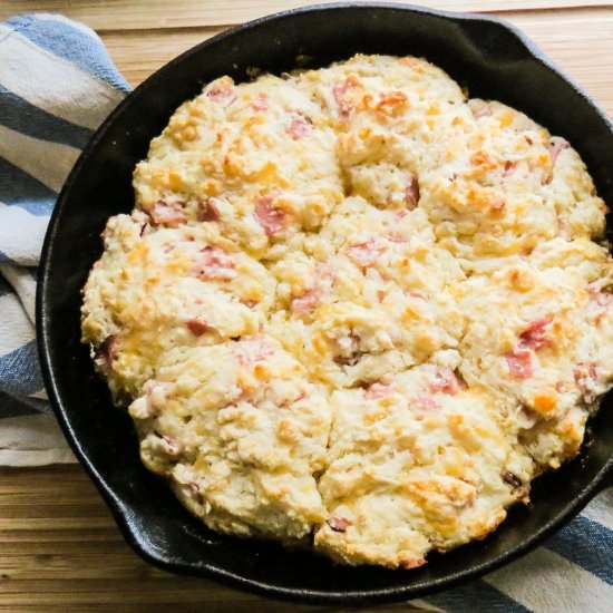 Black Forest Ham & Cheddar Biscuits