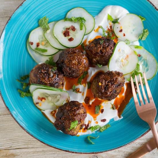 Chile-Cumin Lamb Meatballs