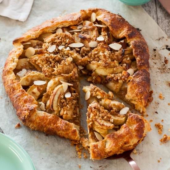 Almond and Apple Crostata