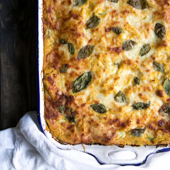 Butternut Squash + Zucchini Lasagna