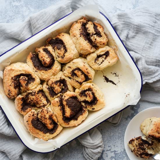 Hot Chocolate Scrolls