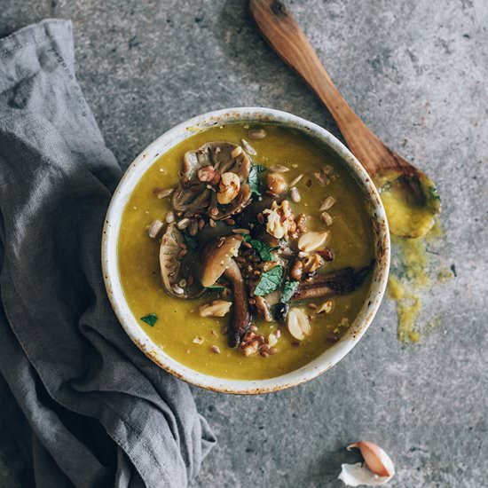 Vegan Wild Mushroom Soup