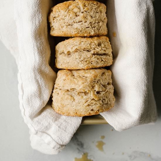 Maple Oatmeal Biscuits