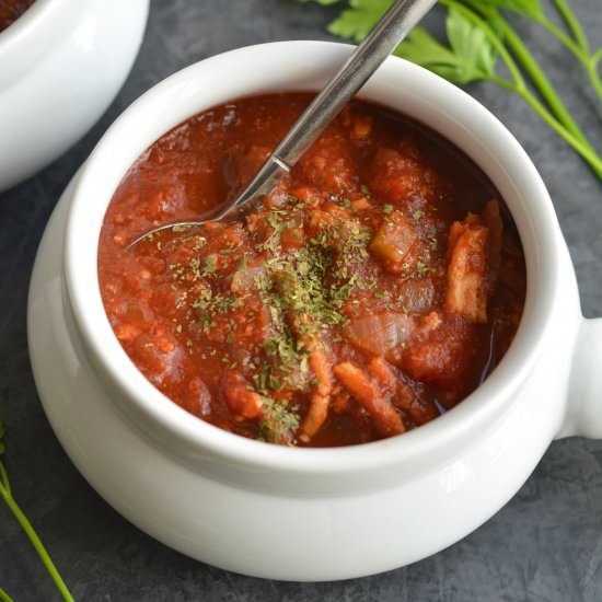 Crockpot Pumpkin Chili