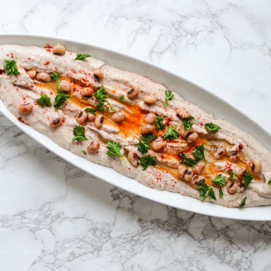 Savory Black Eyed Pea Hummus