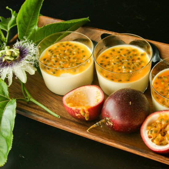Passion Fruit Panna Cotta
