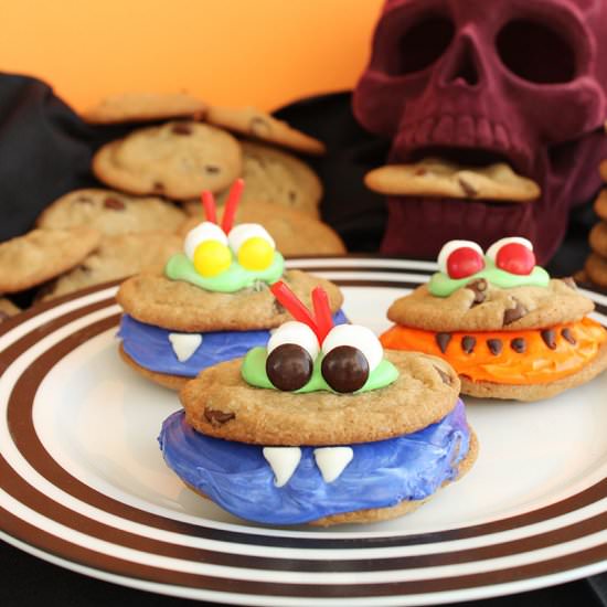 Scary Monster Sandwiches