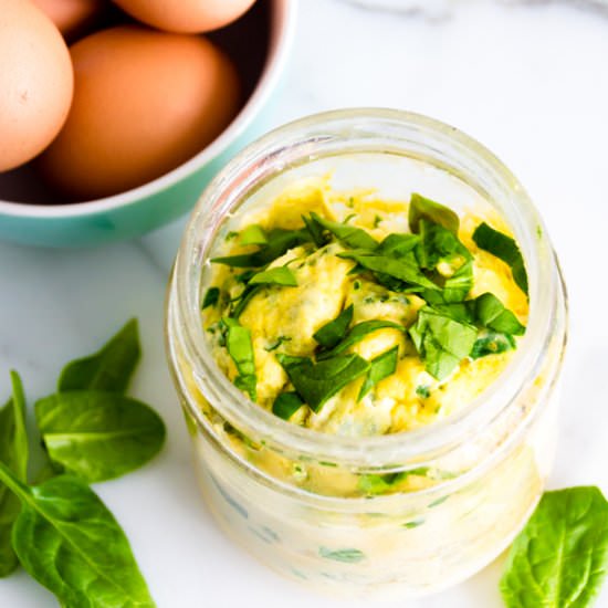 8 Minute Low-Carb Scrambled Egg