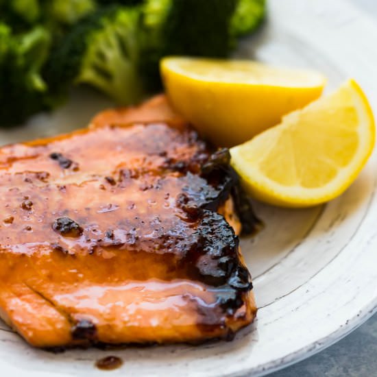 Brown Sugar Crusted Salmon