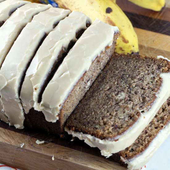 Maple Glazed Banana Bread