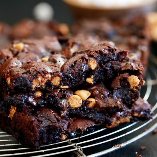 Butterscotch Marshmallow Brownies