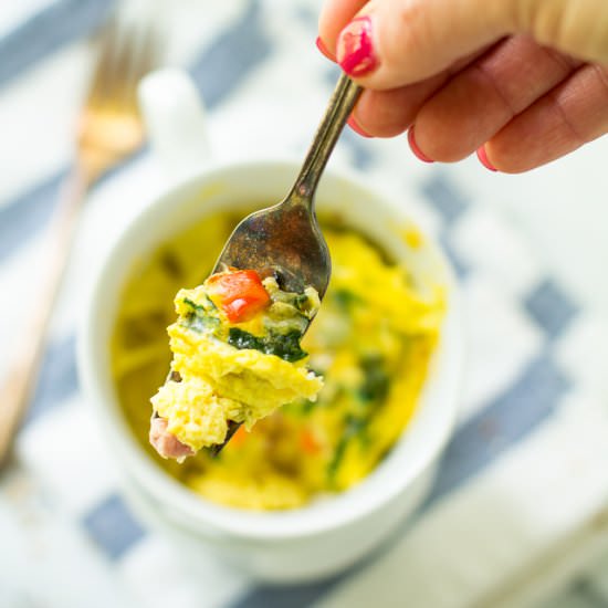 Microwavable Omelet in a Mug
