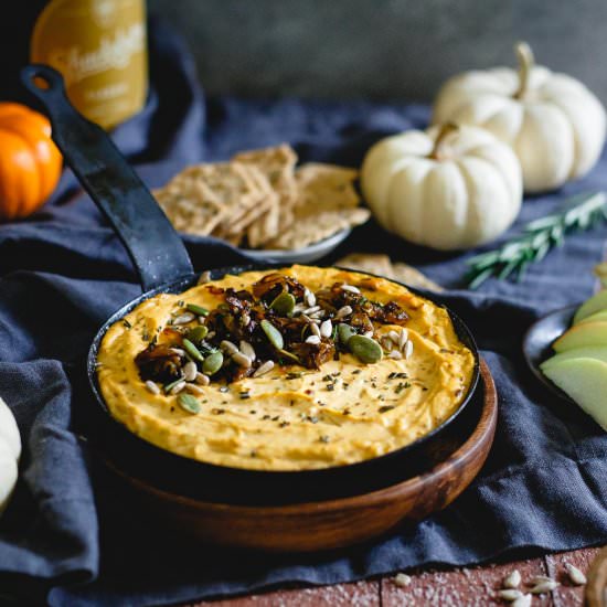 Pumpkin Goat Cheese Dip