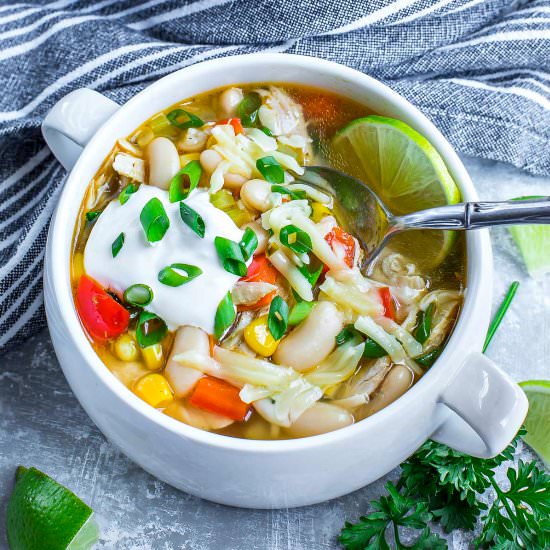 One-Pot Chicken Vegetable Soup
