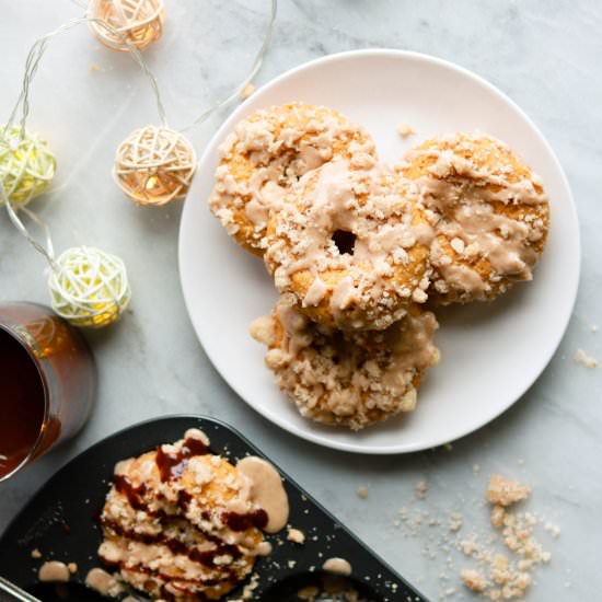 Baked pumpkin donuts