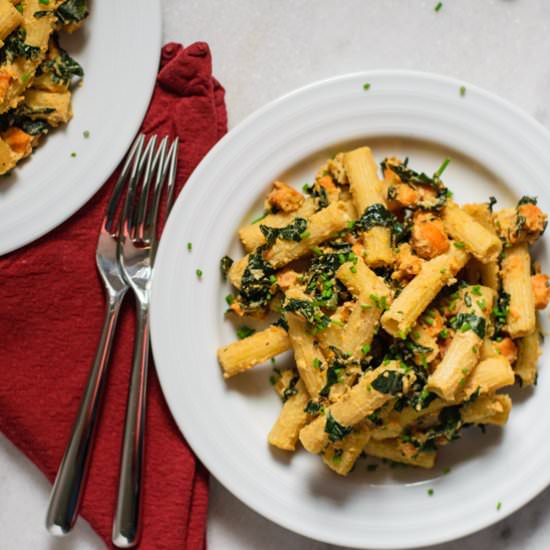 Tahini Pasta Skillet