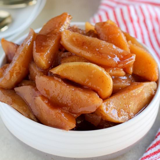Cinnamon Glazed Apples