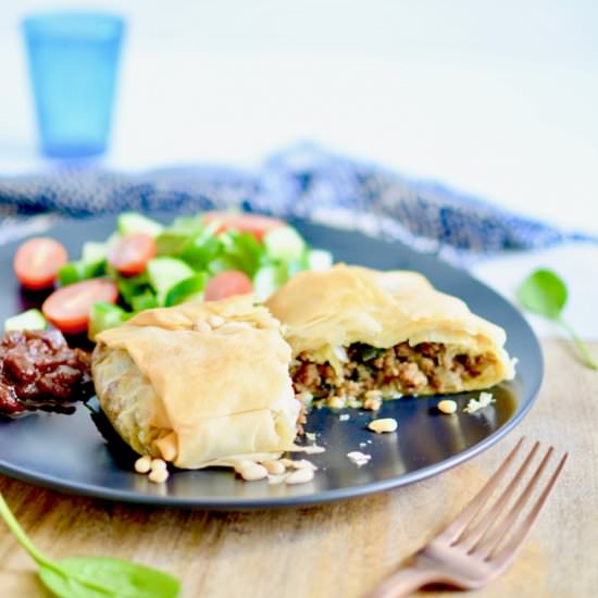 Moroccan Lamb Filo Parcels