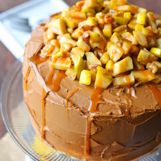 Caramel Apple Cake