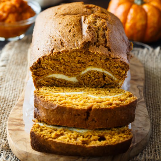 Pumpkin Ribbon Bread