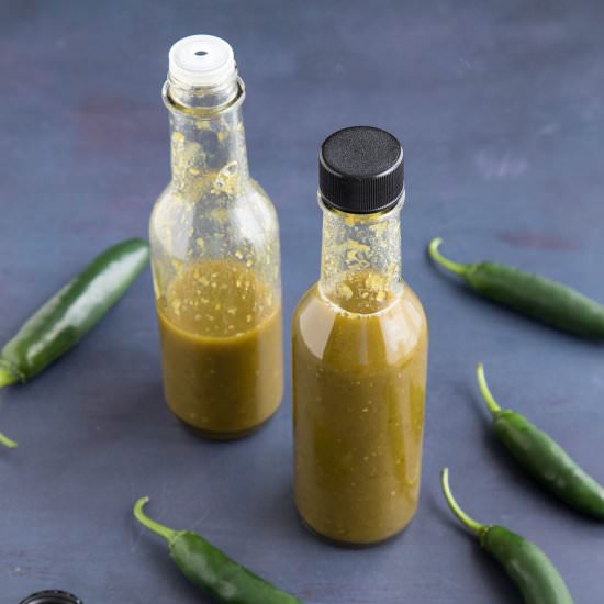 Spicy Serrano Hot Sauce