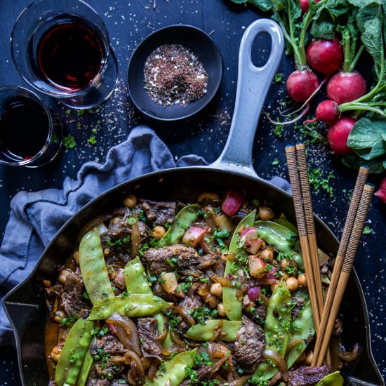 Za’atar Short Rib Stir-Fry
