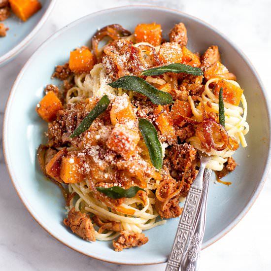 linguine with chorizo