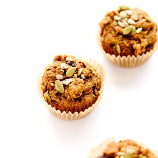 Vegan Pumpkin Power Muffins