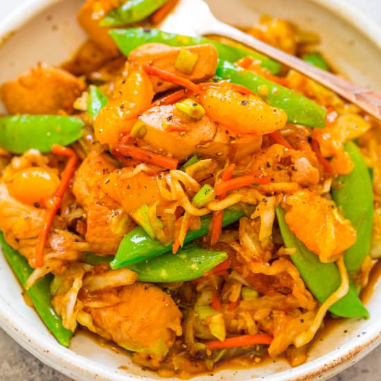 Mandarin Orange Chicken Stir Fry