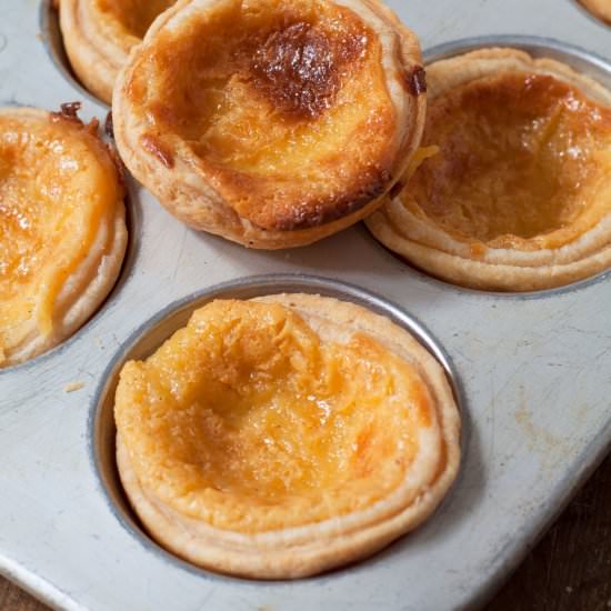 Portuguese custard tart made easy