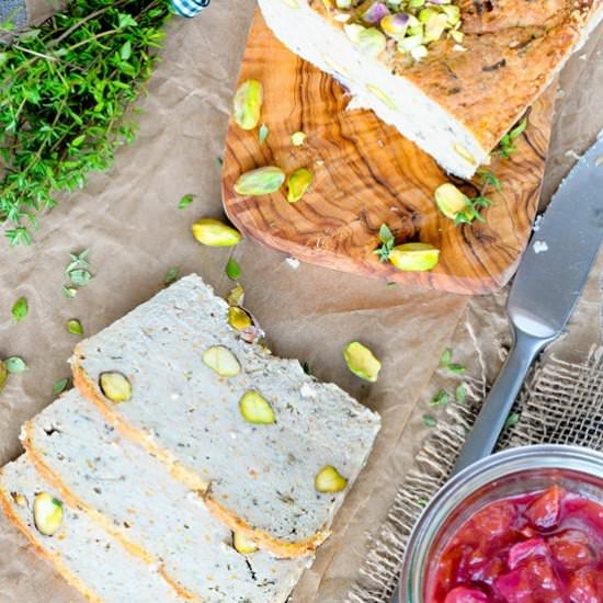 Rabbit pate with pistachios