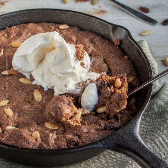 Spent Grain Skillet Cookie