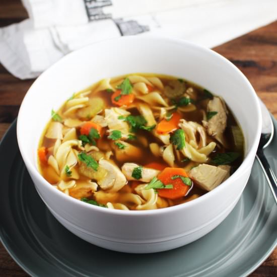 Quicker Chicken Noodle Soup