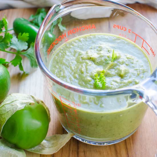 Charred Pepper Enchilada Sauce