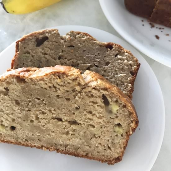 Skinny Whole Wheat Banana Bread
