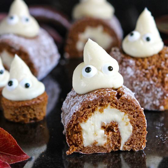 Ghostly Pumpkin Mini Rolls GF