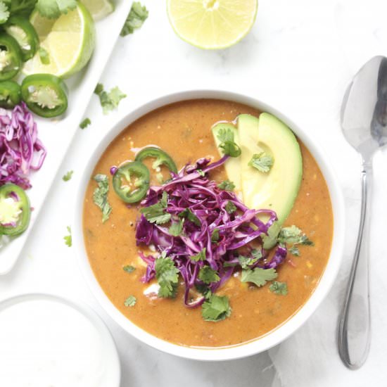 Healthy Chicken Tortilla Soup